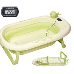  Infant-toddler Bathtub With Thermometer 