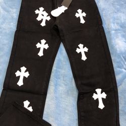Black Chrome Hearts Jeans 30,32,34,36,38