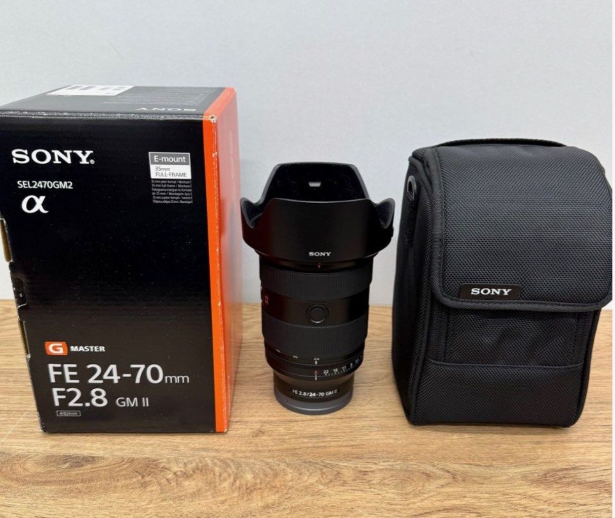Sony FE 24-70mm f/2.8 GM II Lens – Excellent Condition with Box and Accessories