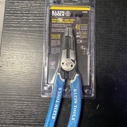 Klein Tools Klein-Kurve Heavy-Duty Wire Stripper / Cutter / Crimper Multi Tool, 8-20 AWG