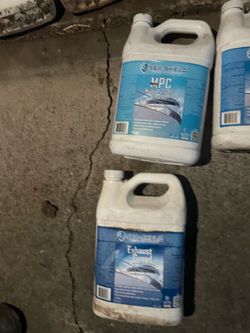 Chemicals for washing boats
