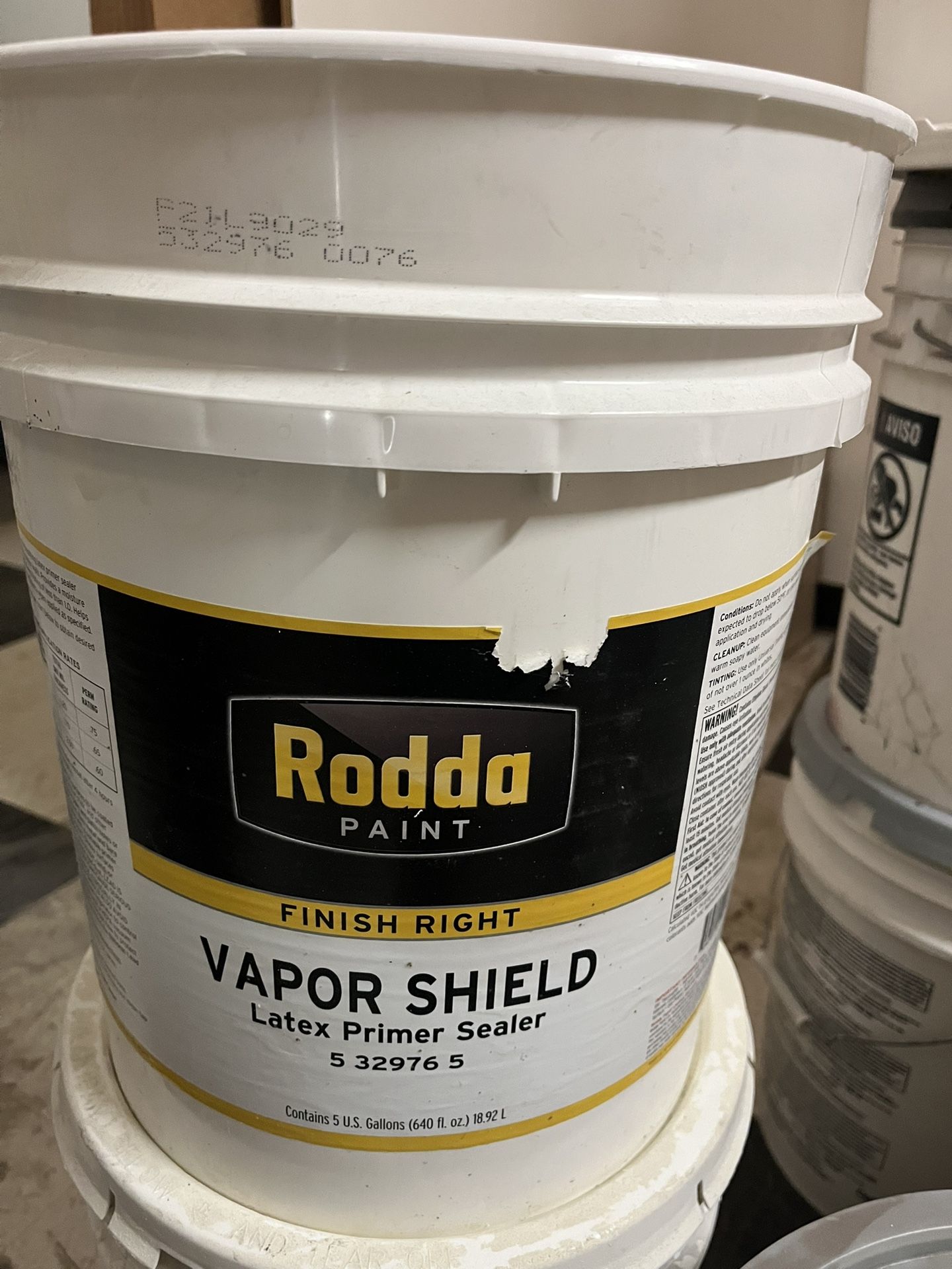 5 Gallons Rodda Latex Primer