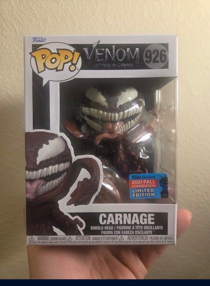 Funko Pop! Marvel: Venom - Carnage - Walmart Exclusive #926