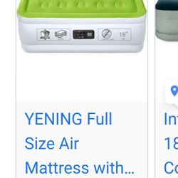 18-in Full Size Air Mattress With Built-in Pump