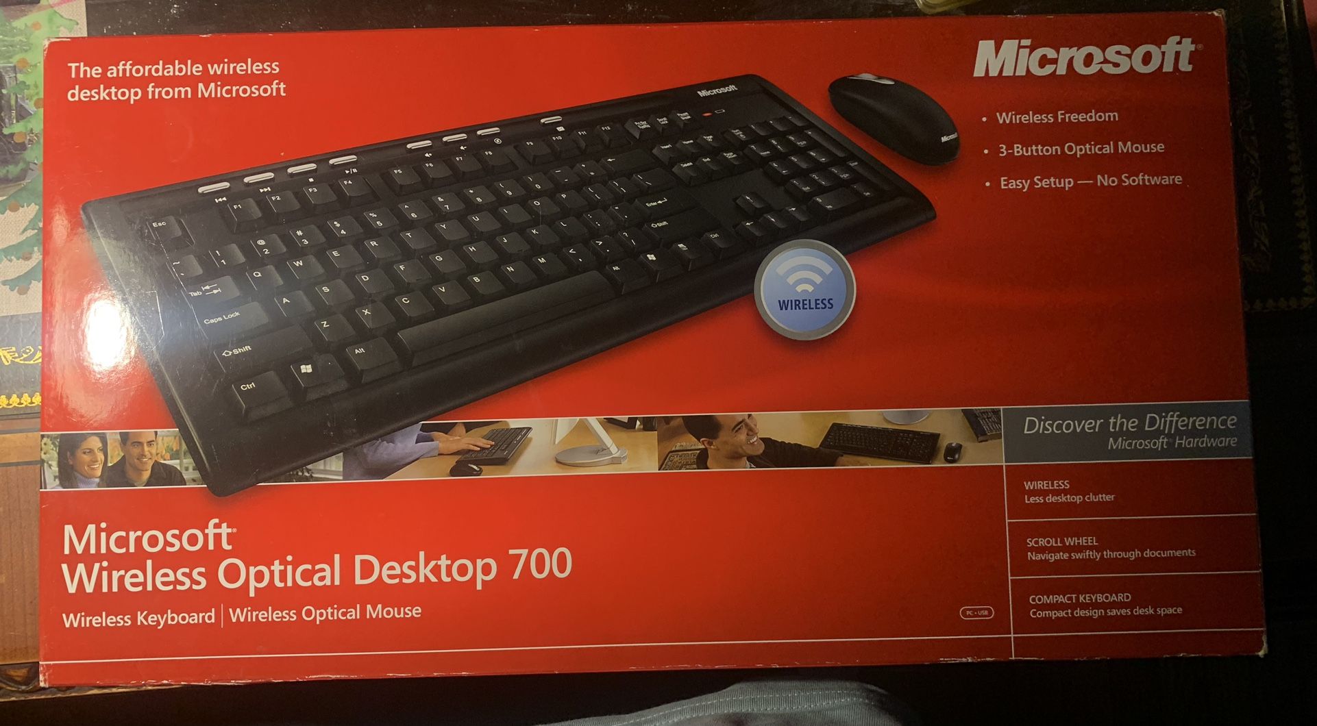 Microsoft Wireless Optical Desktop 700