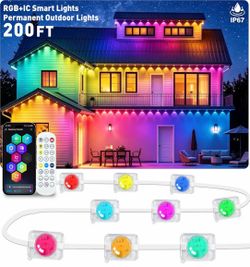 Brand New 200FT Permanent Outdoor Lights with App Control