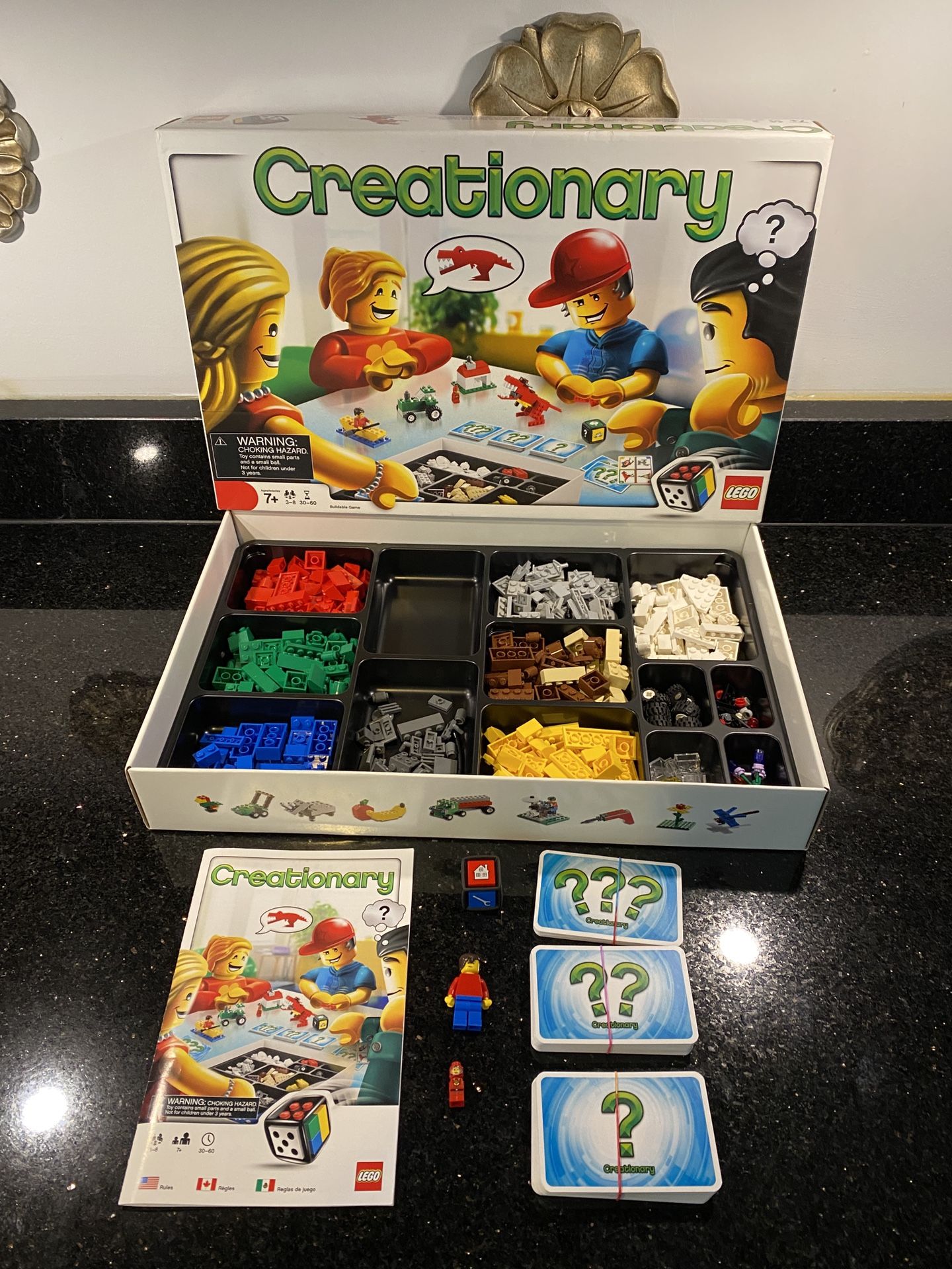 LEGO Creationary Board Game For 3 to 8 Players Ages 7+ (3844)
