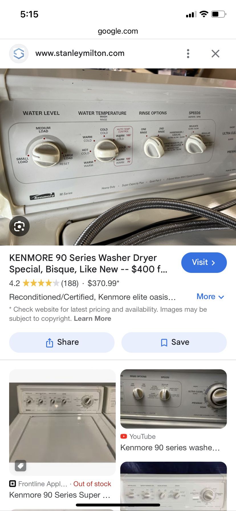 Washer Sale And Repair 