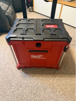 Milwaukee Packout Hardly Used With Battery Holder