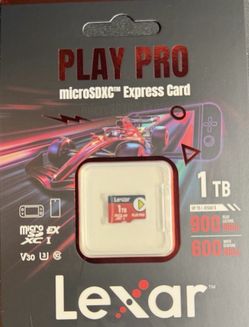 Lexar 1TB Play PRO microSDXC Express Card 900MB/s Switch 2 - Drone