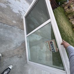 Large crystal pacific window 61 3/4 x 38 1/2