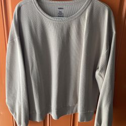 NWOT - Closet Clean Out. Women's Sonoma Goods For Life® Ottoman Waffle Crewneck Tee XXL (Johnstown Ohio)