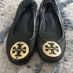 Tory Burch Leather Ballet Flats 