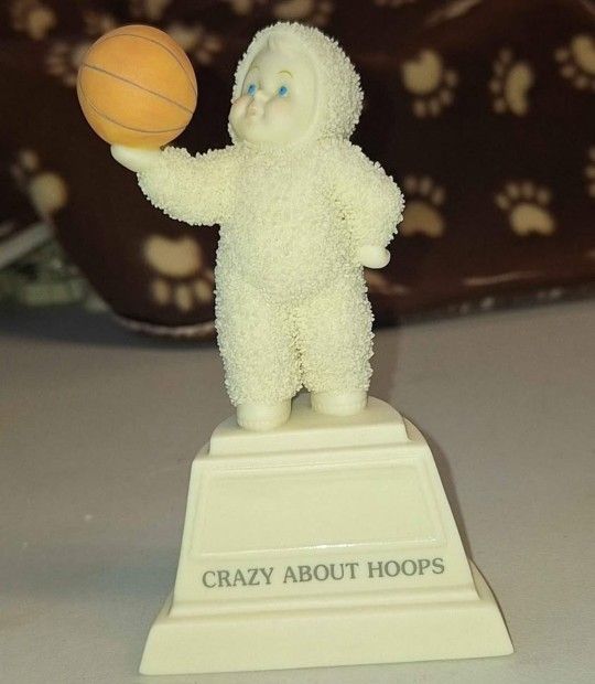 Department 56 Snowbabies Personalize Crazy About Hoops Figurine A61F048
