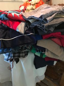 Large lot boys clothes Sz 7