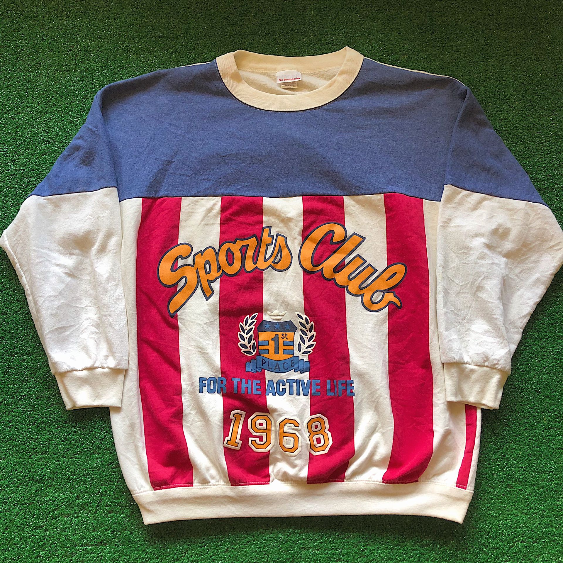 Vintage Sports Club 1968 Crewneck Sweatshirt