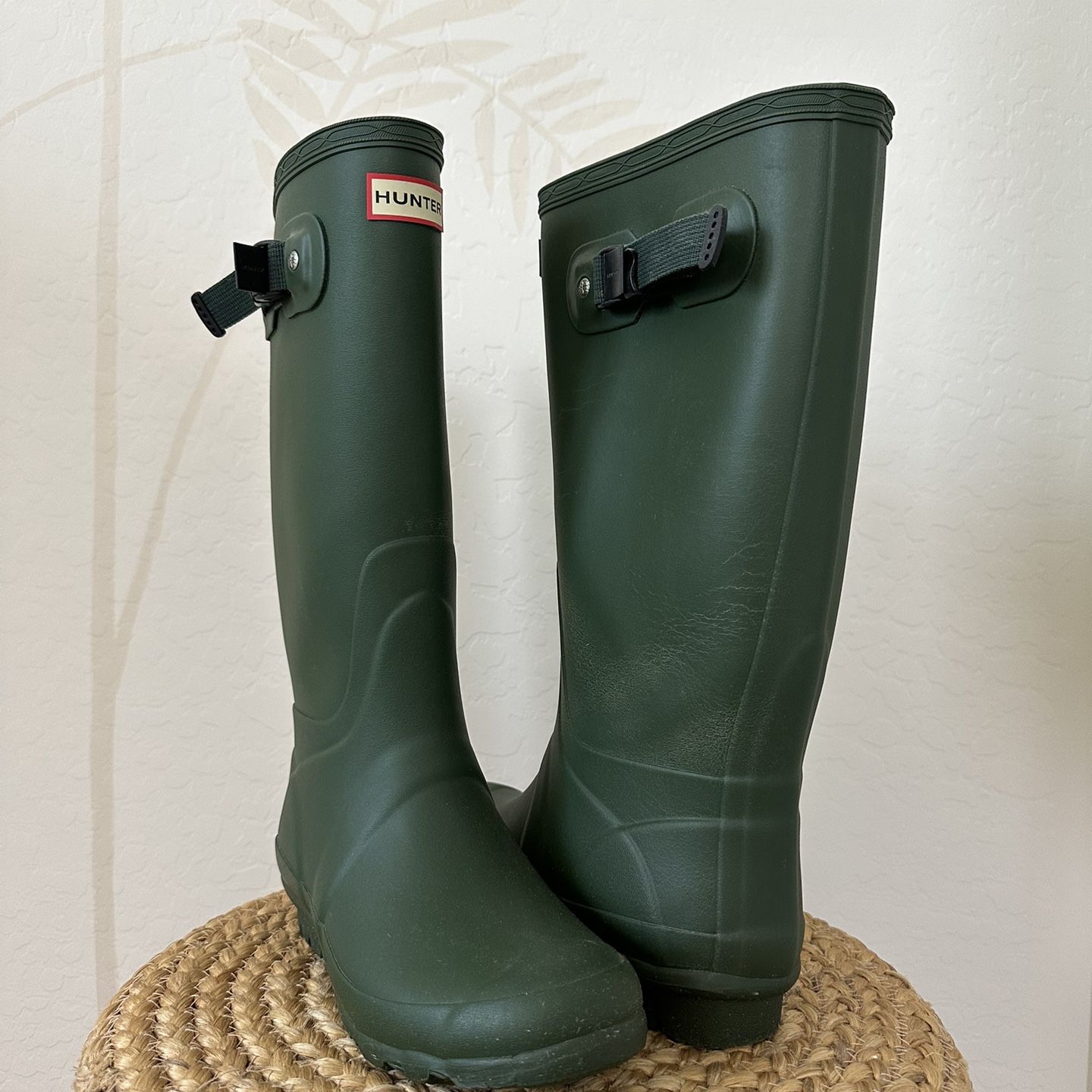 Hunter Boots Tall Green Size 7 
