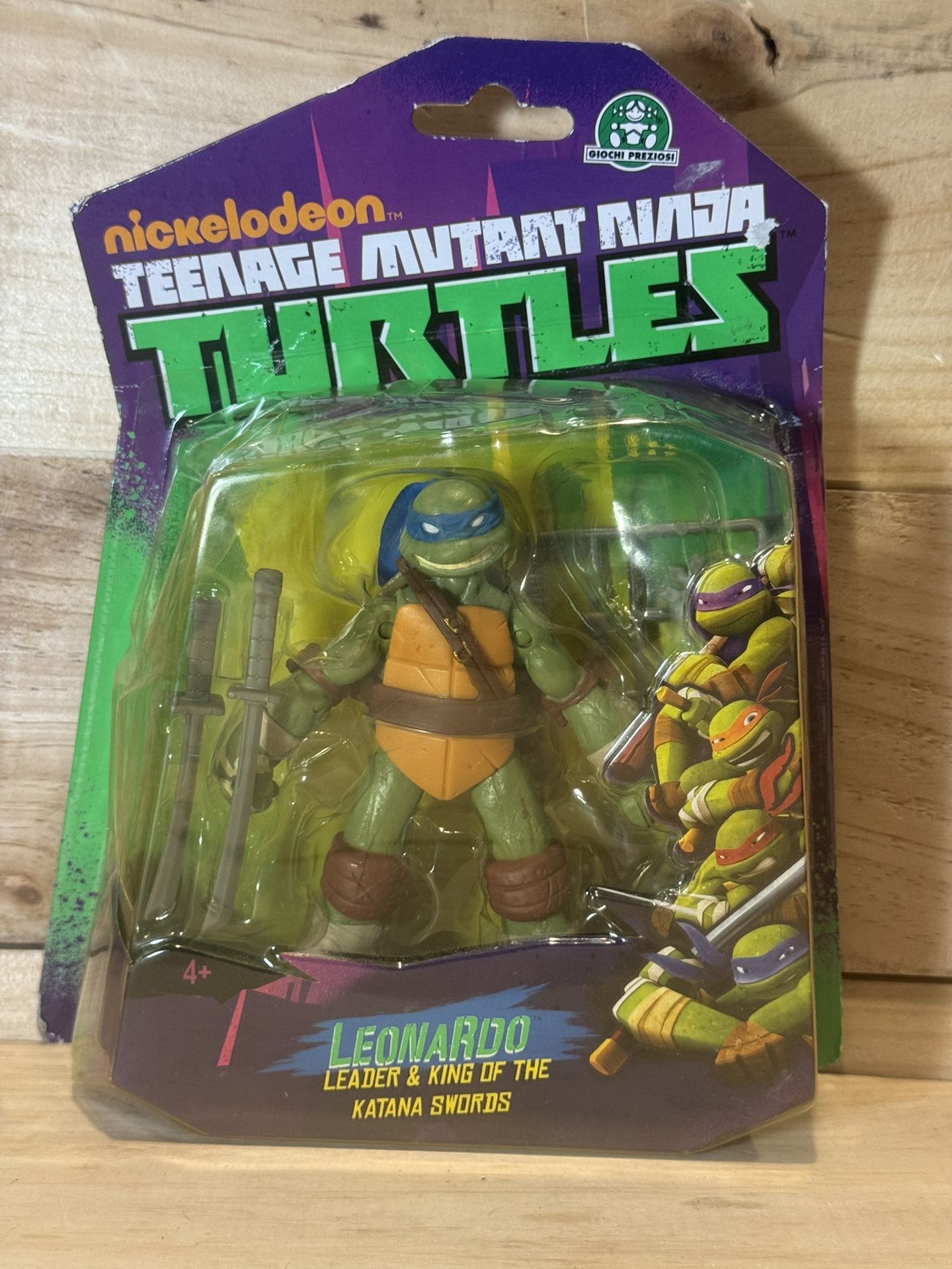 TMNT TEENAGETMNT TEENAGE MUTANT NINJA TURTLES NICKELODEON LEONARDO on CARD 2013