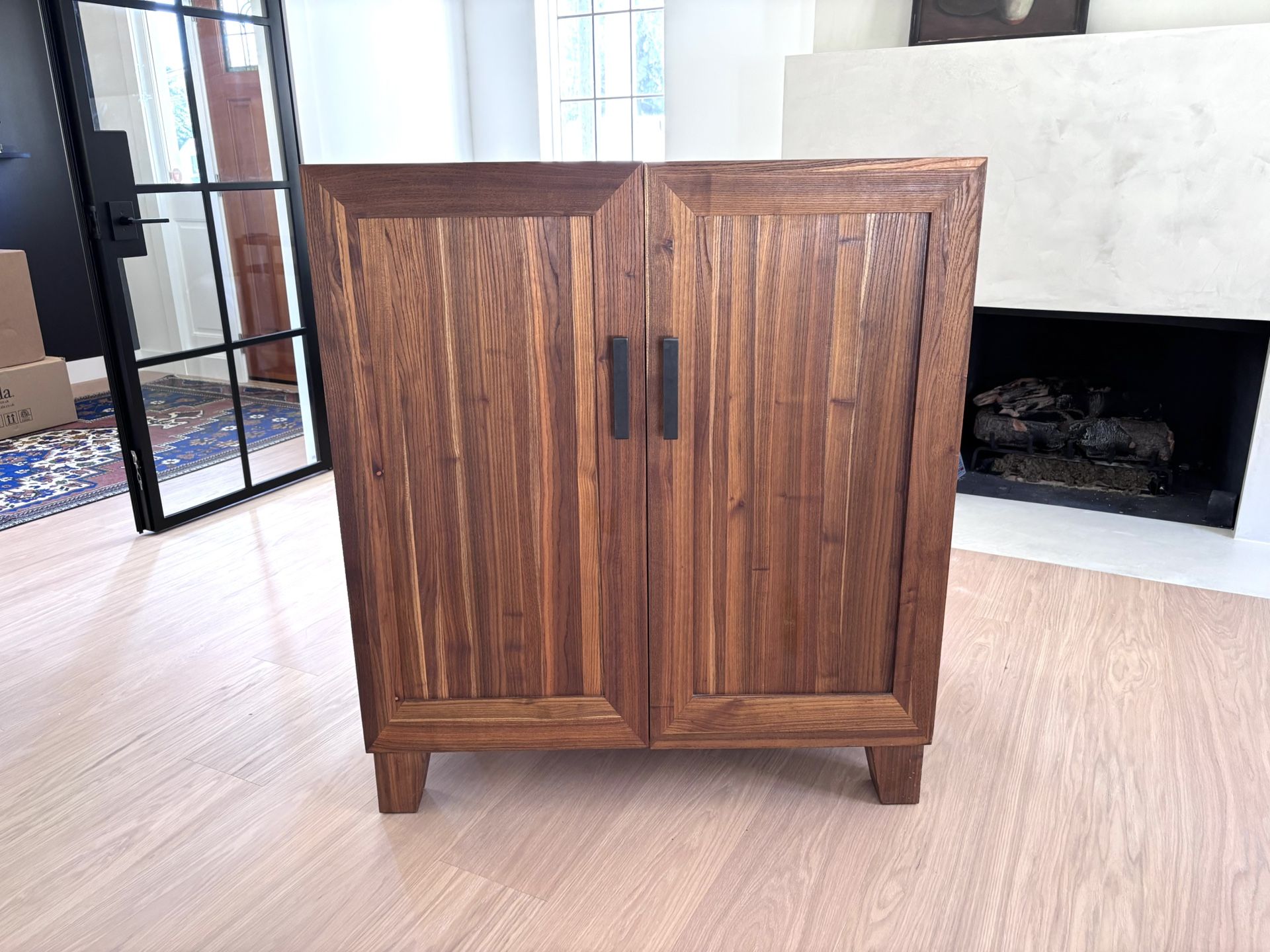 Crate and Barrel Marin Natural Bar Cabinet