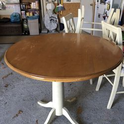 Dining Table with 4 Chairs Set