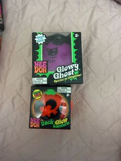 Nee Doh Glowy Ghost & Jack-Glow Lantern