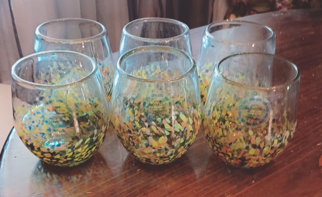 Mexican Hand Blown Confetti  X 6