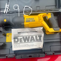 Brand New Dewalt  DCS380  20v Recip. Saw Vari~speed  4 Direc. Pod   With Case