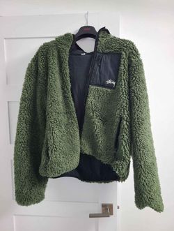 Stussy Olive Sherpa Fleece