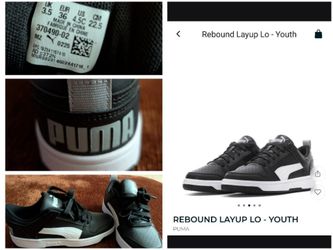 Puma Rebound Layup Lo Youth Sneakers