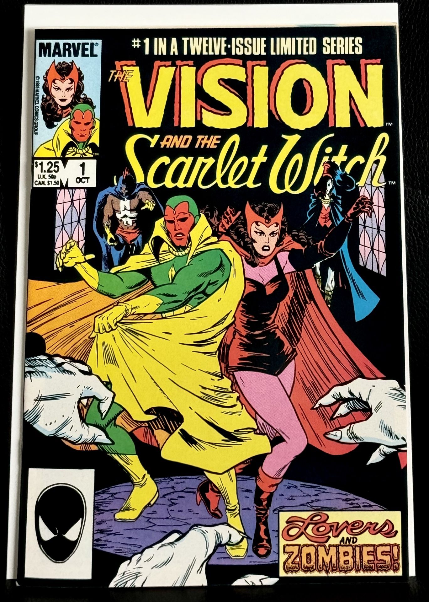 VISION & SCARLET WITCH V2 #1 Origin Zombies 1985 Avengers Lethal Legion-NM-