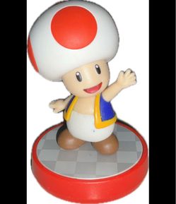 Amiibo Toad Super Mario Series New Without Box