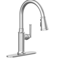 GLACIER BAY single handle pull-down kitchen faucet