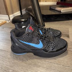 Nike Zoom Kobe 6 Dark Knight Shoes Size 7 