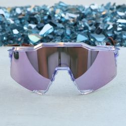 100% S3 Lavender Mirrored Sunglasses – Like New (Baseball Glasses)