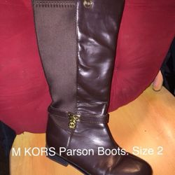 Michael KORS Parsons Boots Girls Size 2Y
