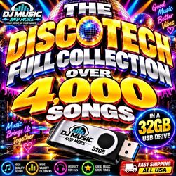 DJ Music Discotech Full Collection 32GB USB Drive