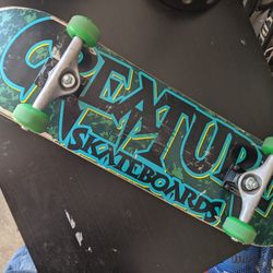Skateboard and Helmet
