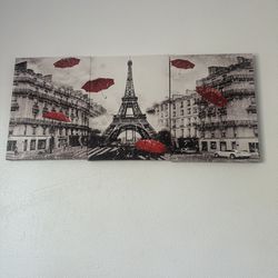 Poster Framed Paris 3 Piece 
