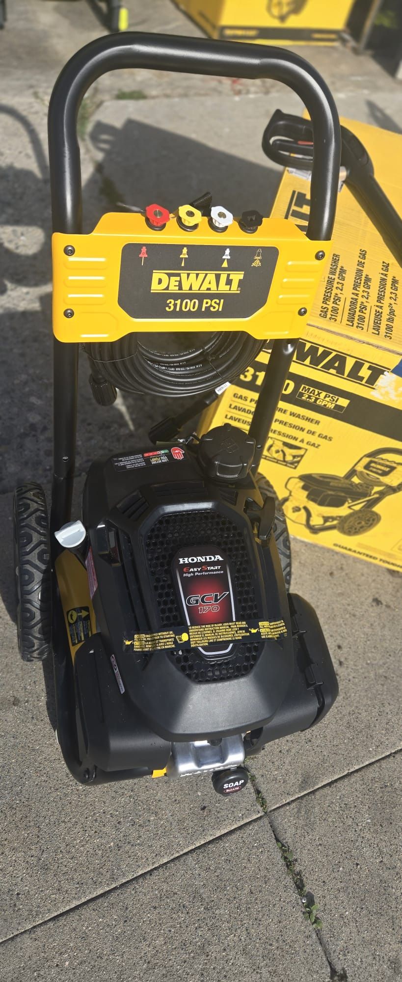 Dewalt 3100 Power Washer Gas Motor Honda