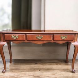 Queen Anne entry sofa console table