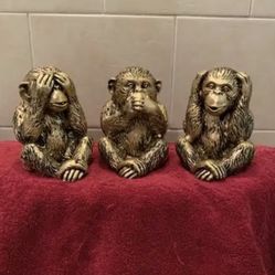 See No Evil Monkeys Set