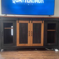 70” Elegant Entertainment Center / TV Stand with Storage | Amazing Condition