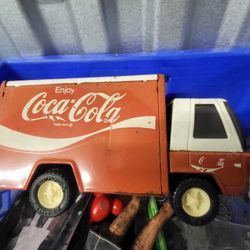 Buddy L Coca-Cola Truck From The '70s As Is Wheels Are Good Steel Front Bumper