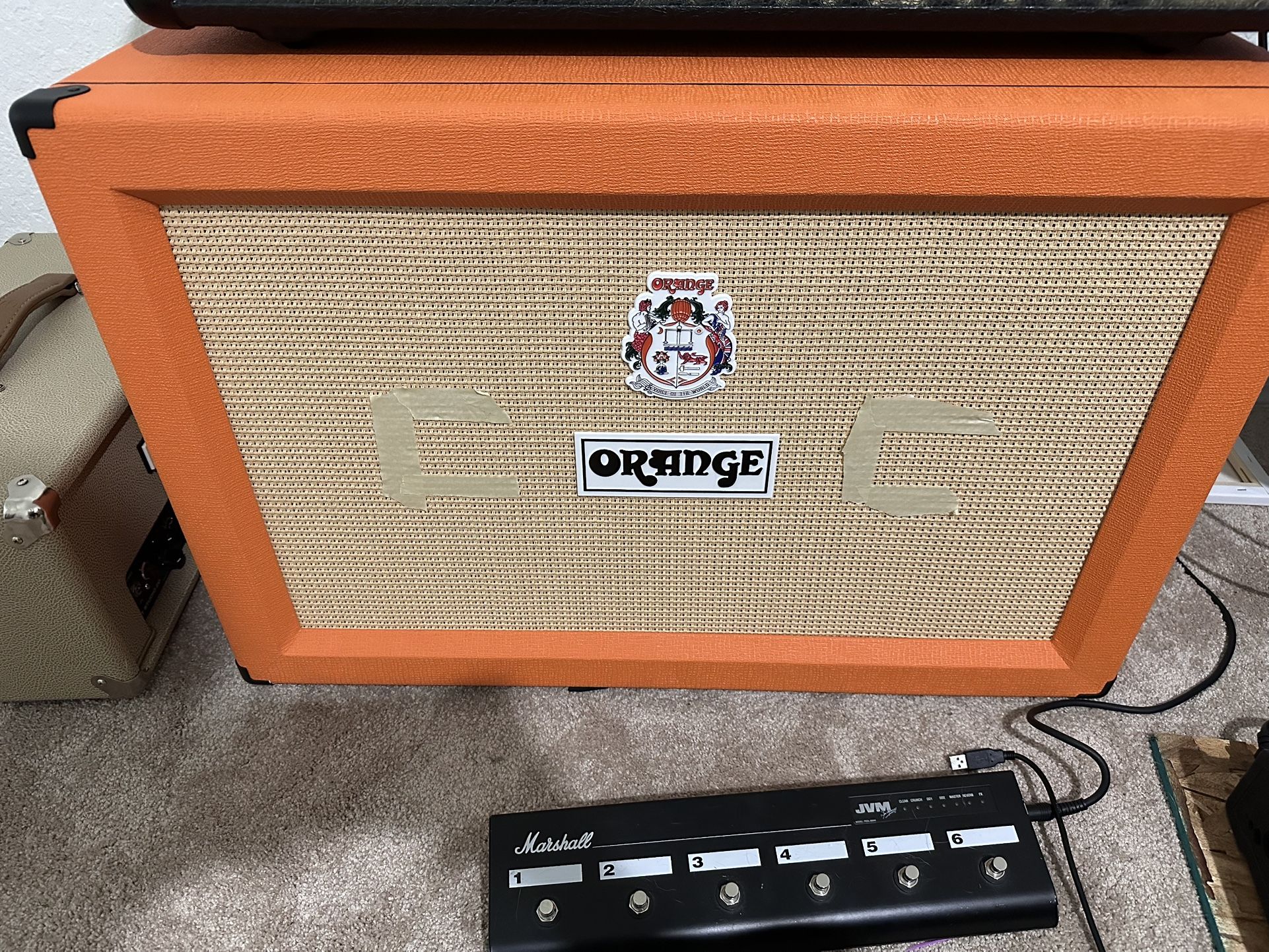 Orange 2x12 vintage 30 Cab