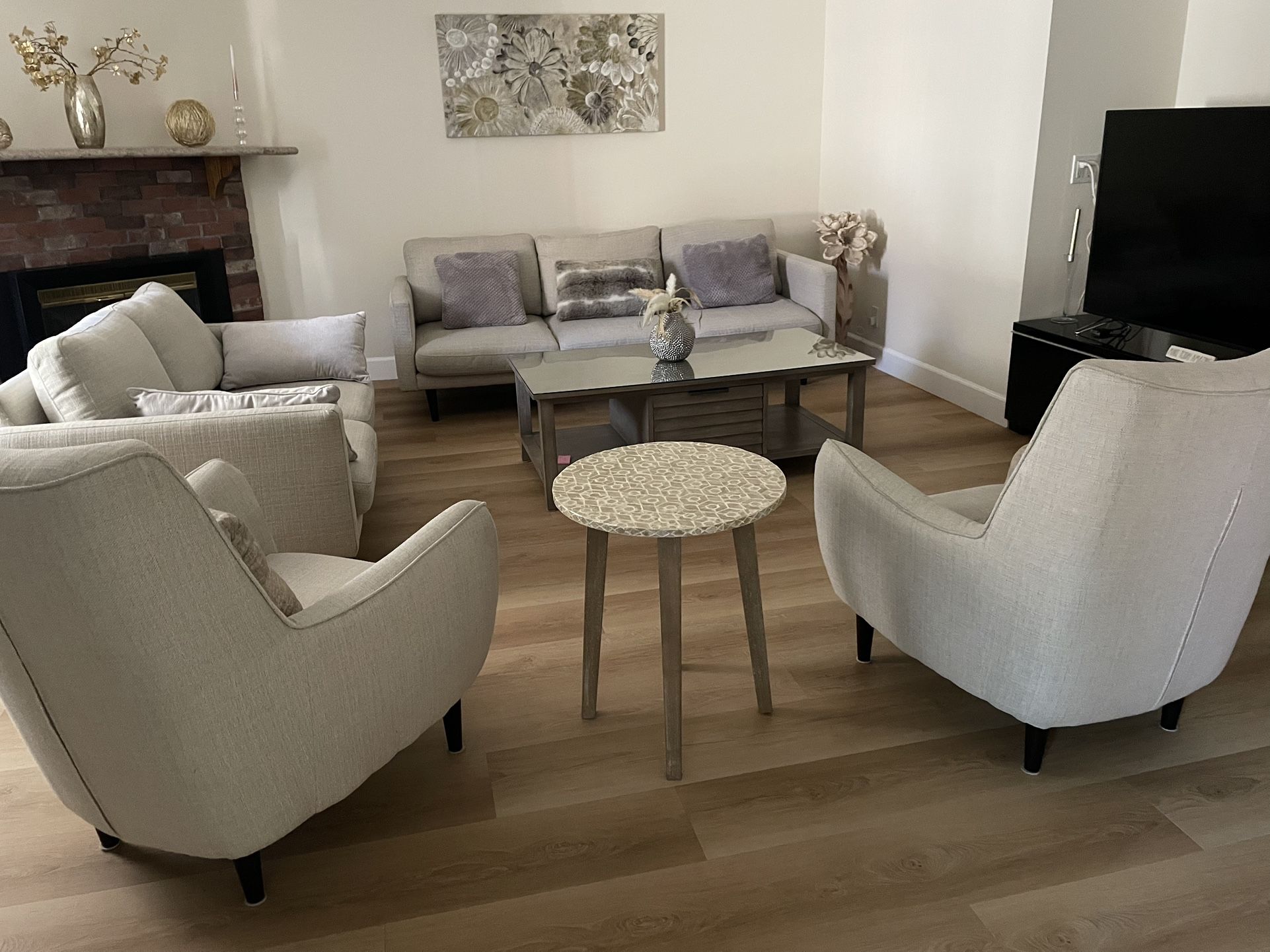 4 Pieces Sofa