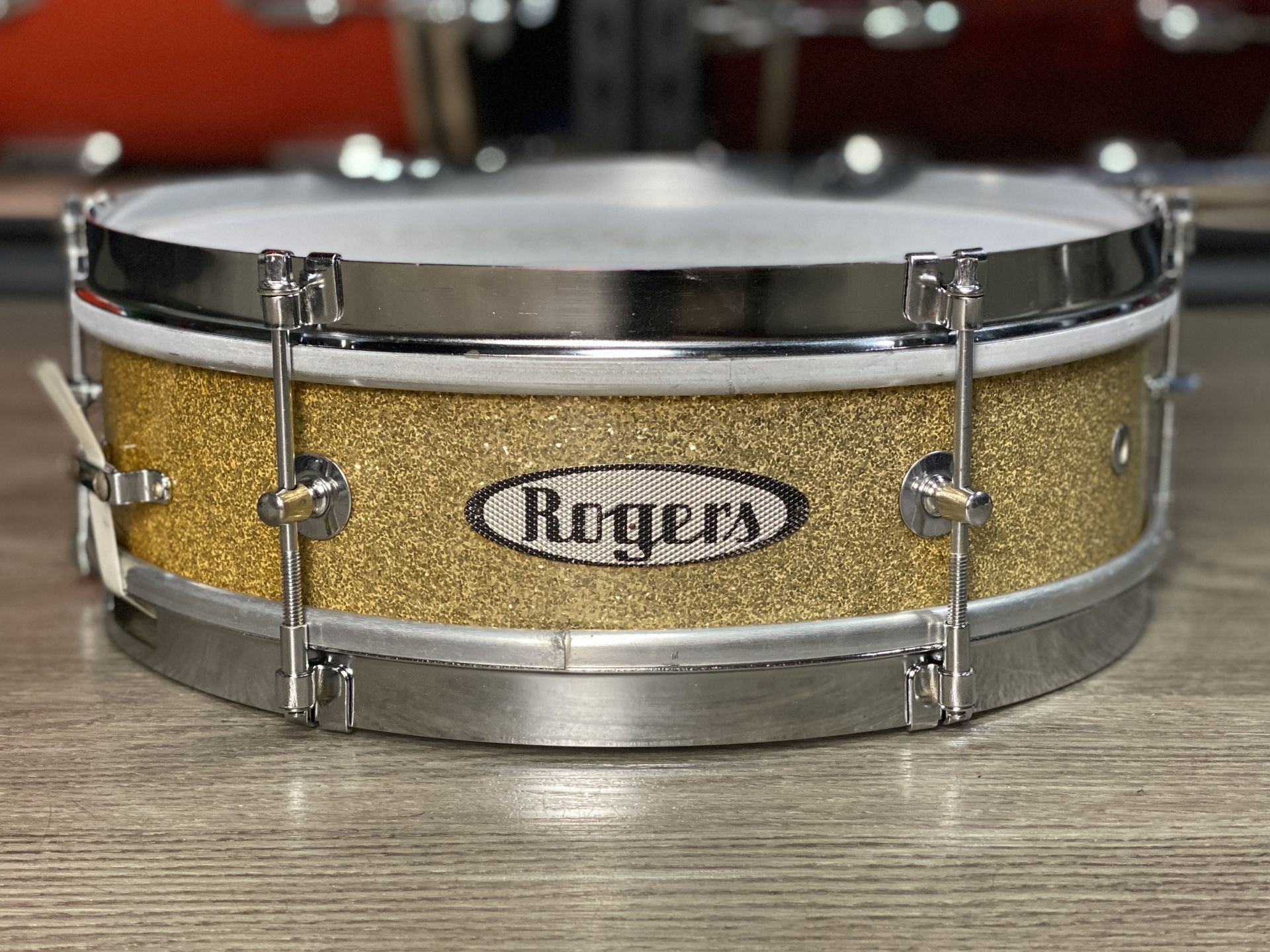 Rogers 4x13 Classmate Outfit Snare Drum Gold Sparkle 1950’s