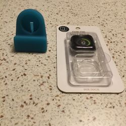 Apple Watch Stand And 2 Bumper Protective Cases
