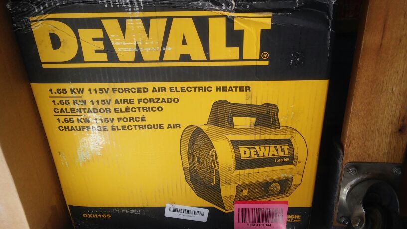 Dewalt portable forced air electric heater for Sale in Las Vegas, NV -  OfferUp