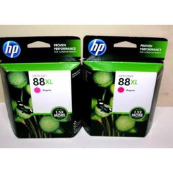 two-pack of HP 88XL high-yield magenta original ink cartridges
