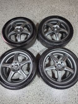 American Racing 18" Aluminum Rims/Tires 5X114.3 5X4.5